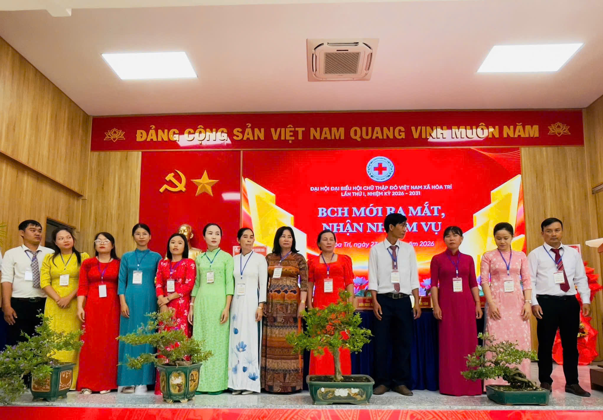 HỘI CHỮ THẬP ĐỎ XÃ HÒA TRÍ SẴN SÀNG BƯỚC VÀO NHIỆM KỲ MỚI